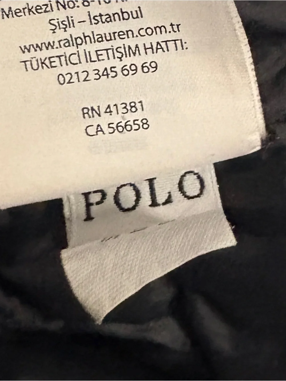 Polo by Ralph Lauren Black Quilted Puffer Bomber Jacket